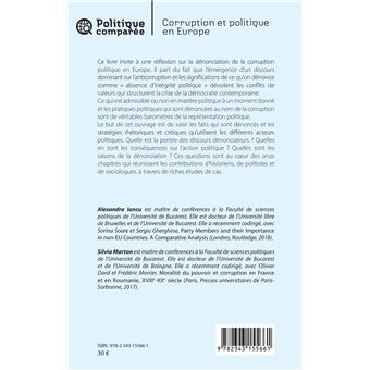 Corruption et politique en Europe
