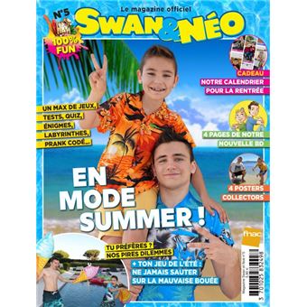 Le premier magazine officiel de Swan et Néo est disponible ! - Closer