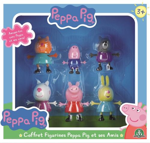 Coffret 6 figurines Giochi Peppa Pig et Ses Amis