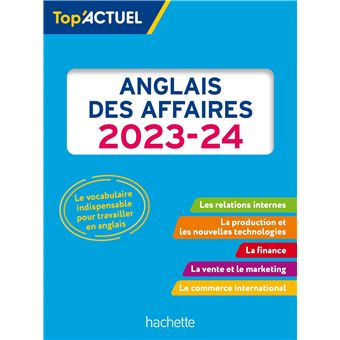 Top actuel Anglais des affaires 2023 - 2024
