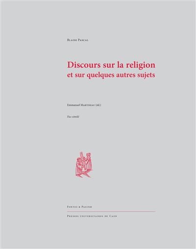 Discours sur la religion et sur quelques autres sujets