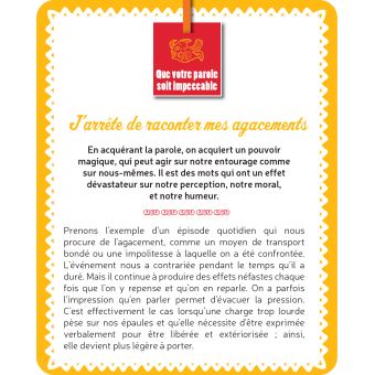 Ma challenge box - Enfin libre et heureux grâce aux accords toltèques