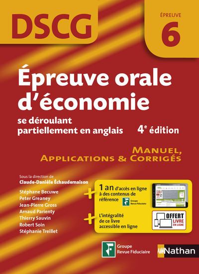 Epreuve orale d'économie se déroulant partiellement en anglais