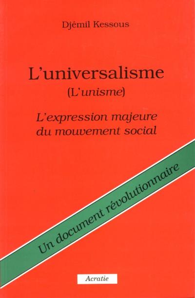 L'universalisme (l'unisme)