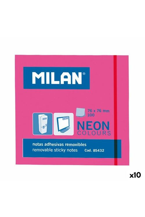 ADH NOTES 76X76MM NEON PINK