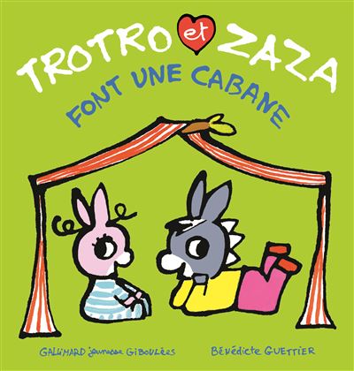 Trotro et Zaza font une cabane