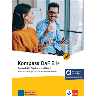 Kompass DaF B1+ - Livre + cahier d'activités