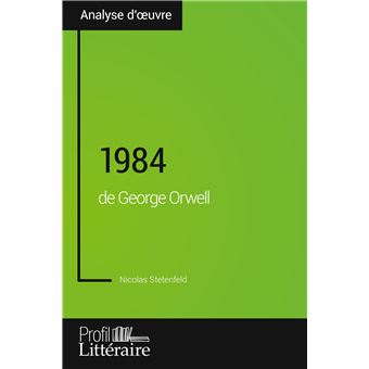1984 De George Orwell Analyse Approfondie Approfondissez Votre Lecture Des Romans Classiques Et Modernes Avec Profil Litteraire Fr Broche Nicolas Stetenfeld Profil Litteraire Fr Audrey Voos Achat Livre Fnac