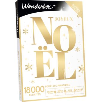 Coffret Cadeau Wonderbox Joyeux Noel Sensation Coffret Cadeau Achat Prix Fnac