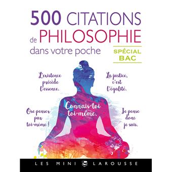 500 Citations De Philo Dans Votre Poche Poche Collectif Achat Livre Fnac