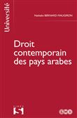 Droit contemporain des pays arabes