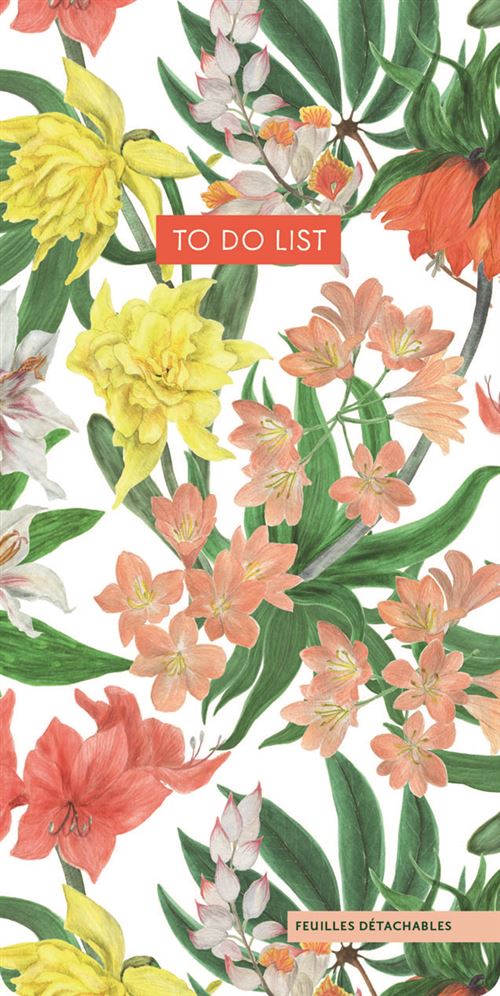 To Do List - Tropical Flowers