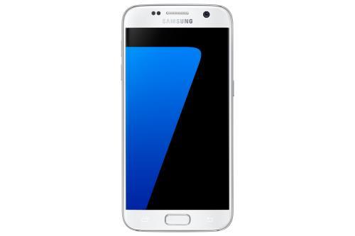 Samsung Galaxy S7 - 4G smartphone - RAM 4 Go / Mémoire interne 32 Go - microSD slot - écran OEL - 5.1 - 2560 x 1440 pixels - rear camera 12 MP - front camera 5 MP - perle blanche