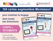 104 cartes augmentées Montessori Corps et vêtements