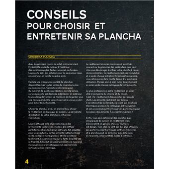 Le grand livre de la plancha