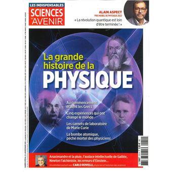 Sciences Et Avenir HS N°212 : La Grand Histoire De La Physique Décembre ...