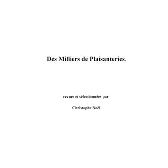 Des milliers de plaisanteries
