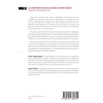 La prévention du suicide en Bretagne : connaître, comprendre, agir