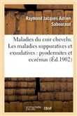 Maladies du cuir chevelu. Les maladies suppuratives et exsudatives : pyodermites et eczémas