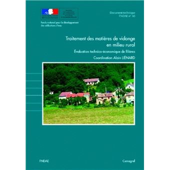 Traitement des matières de vidange en milieu rural.
