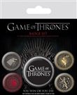 Set Badges Game Of Thrones The Four Great Houses