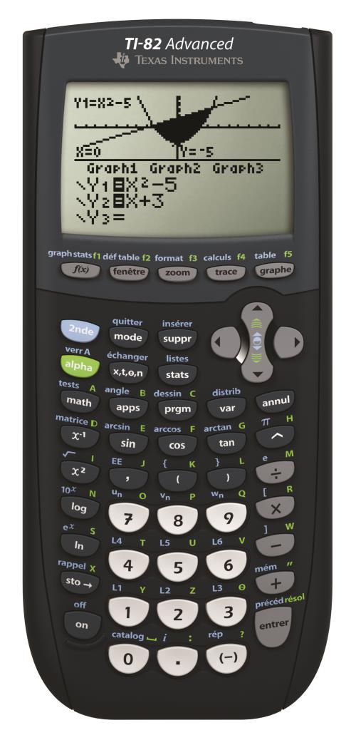 Calculatrice Texas Instruments TI-82 Advanced Mode Examen
