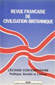 Revue française de civilisation britanique vol IX / mai 1997