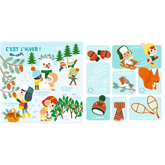 Mon imagier de Noël - Imagier avec 20 puces sonores - À partir de 3 ans