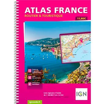 France Atlas routier et touristique spirale