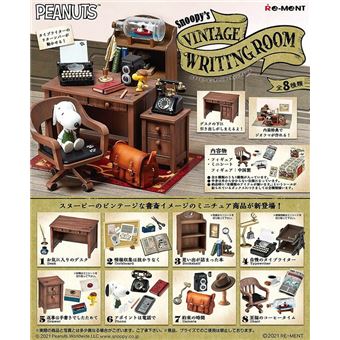 Figurine Re-Ment 9361 Snoopy Vintage Writting Room