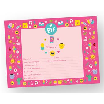 Mon coffret secret - Kit avec accessoires papeterie girly
