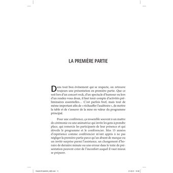 Le courage de parler en public