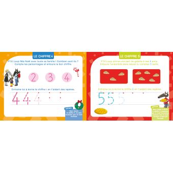 Je trace mes premiers chiffres avec p'tit loup