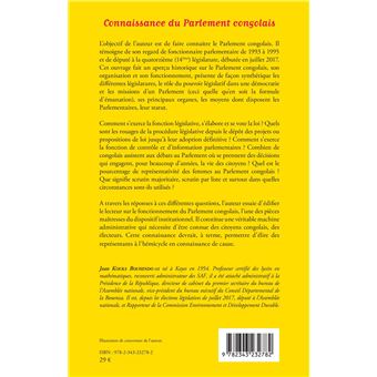Connaissance du Parlement congolais