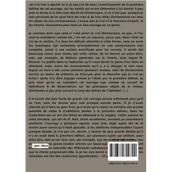 Dictionnaire de chimie