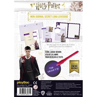 Harry Potter - Journal secret Luna à encre invisible