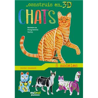Construis en 3d - chats