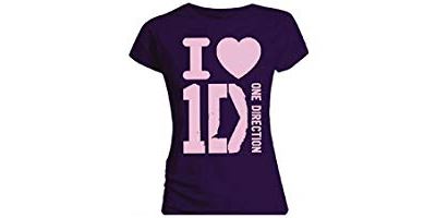 Tee-Shirt I Love Slim Ladies violet Modèle femme Taille L