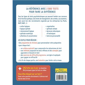 Le Grand Livre des tests psychotechniques - 2000 tests - 25 tutos offerts