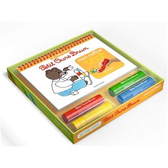 Mon coffret de gouache solide Petit Ours Brun