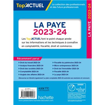 Top actuel La paye 2023 - 2024