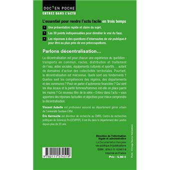Parlons décentralisation en 30 questions