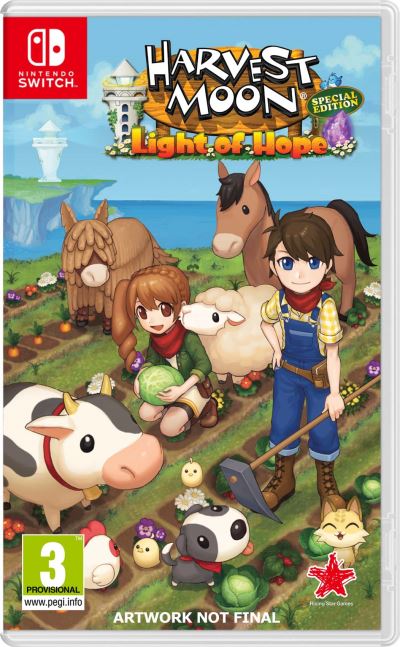 Pochette avant du jeu Harvest Moon Lumière d'Espoir Edition Spéciale Nintendo Switch