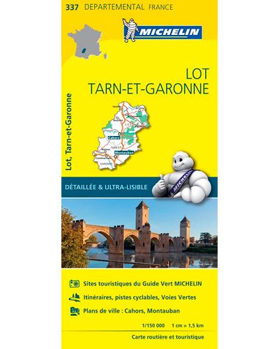 Carte Départemental Michelin Lot, Tarn-et-Garonne -  Collectif Michelin - broché