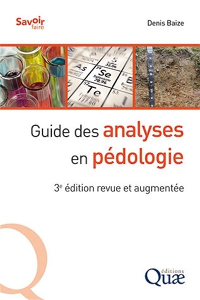 Guide des analyses en pedologie