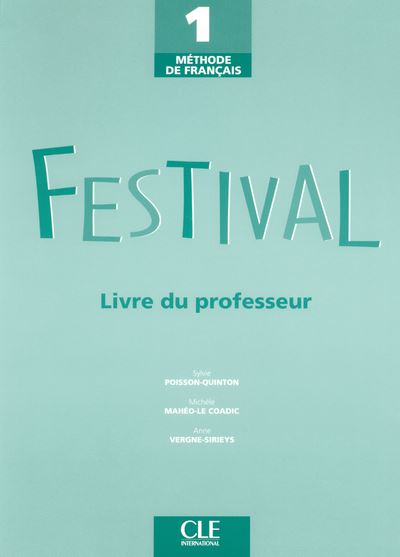 Festival niveau 1 professeur