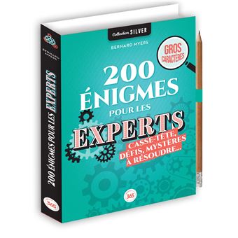 200 énigmes pour les experts - crayon offert