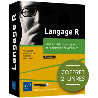 Langage R - Coffret de 2 livres : Prise en main du langage et exploitation des données (2ème édition)