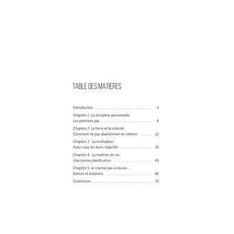 La discipline personnelle