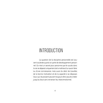 La discipline personnelle